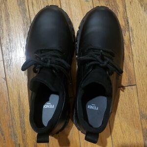Fendi Black Leather Sneakers